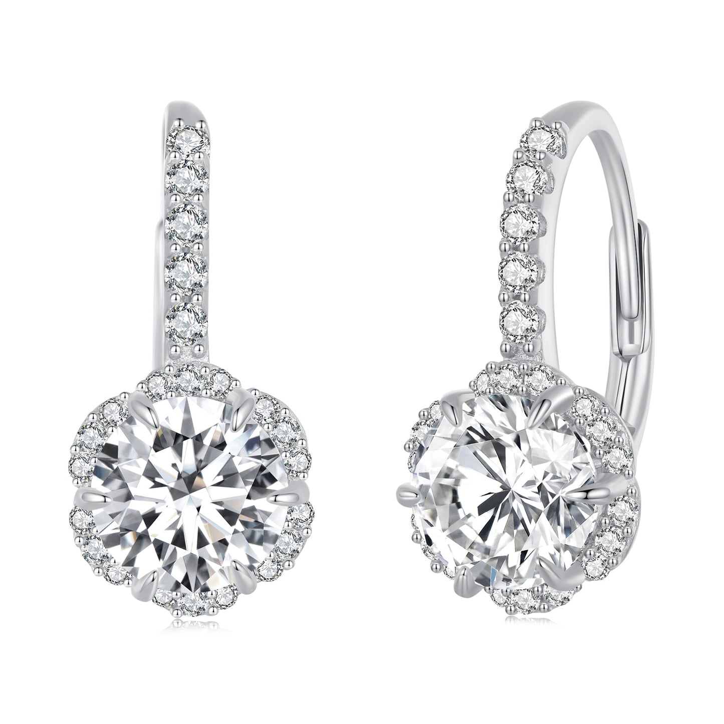 Luxury Moissanite Ear Clips