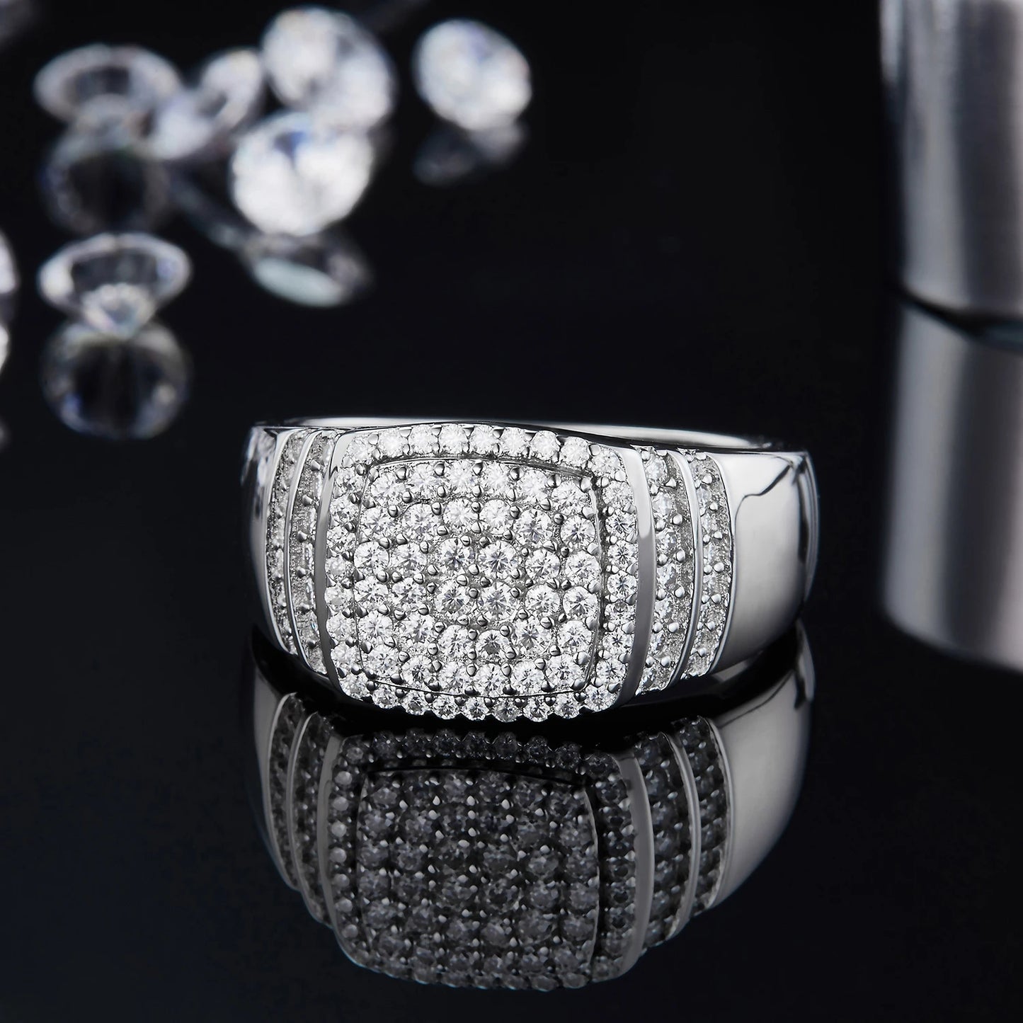 Moissanite 925 Sterling Silver Ring