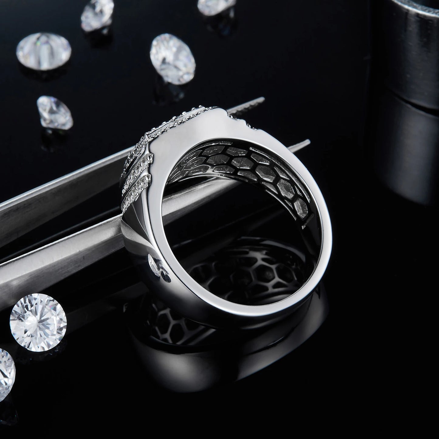 Moissanite 925 Sterling Silver Ring