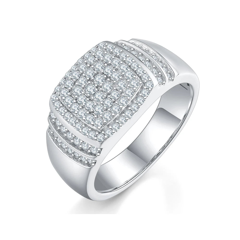 Moissanite 925 Sterling Silver Ring