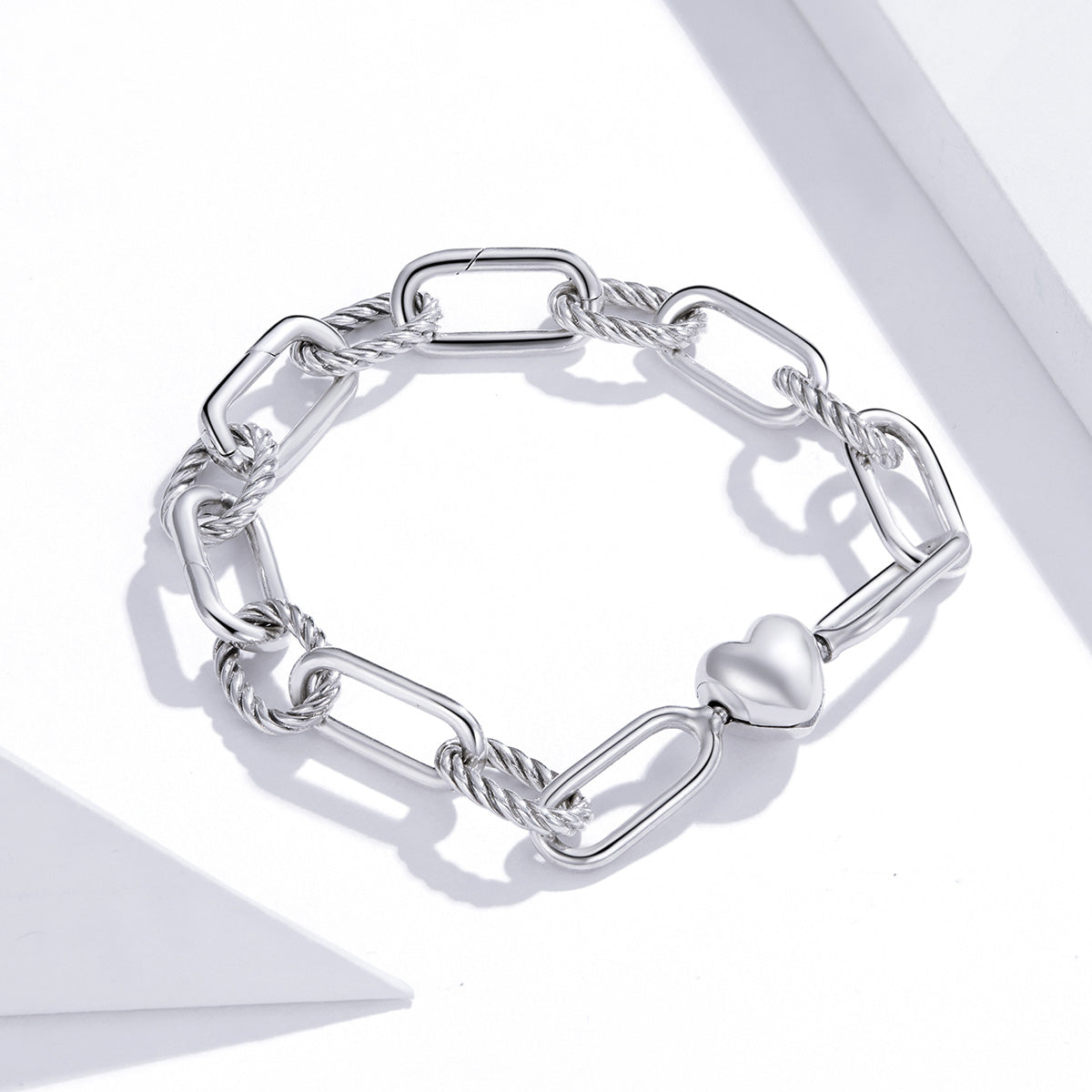 Heart Love Bracelet 925 Sterling Silver