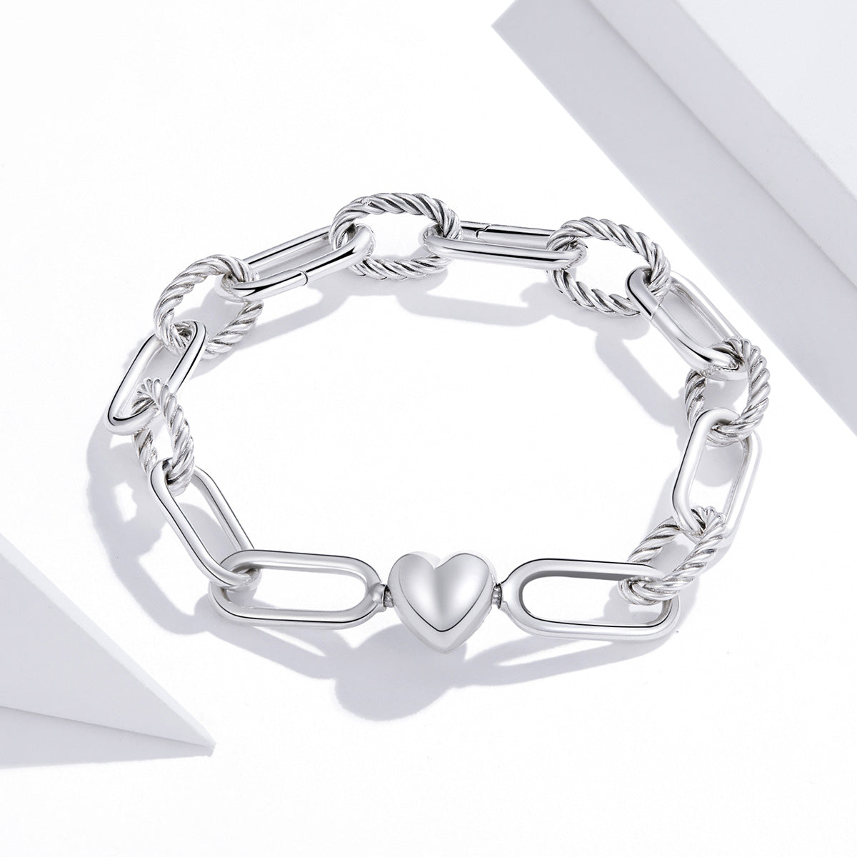 Heart Love Bracelet 925 Sterling Silver