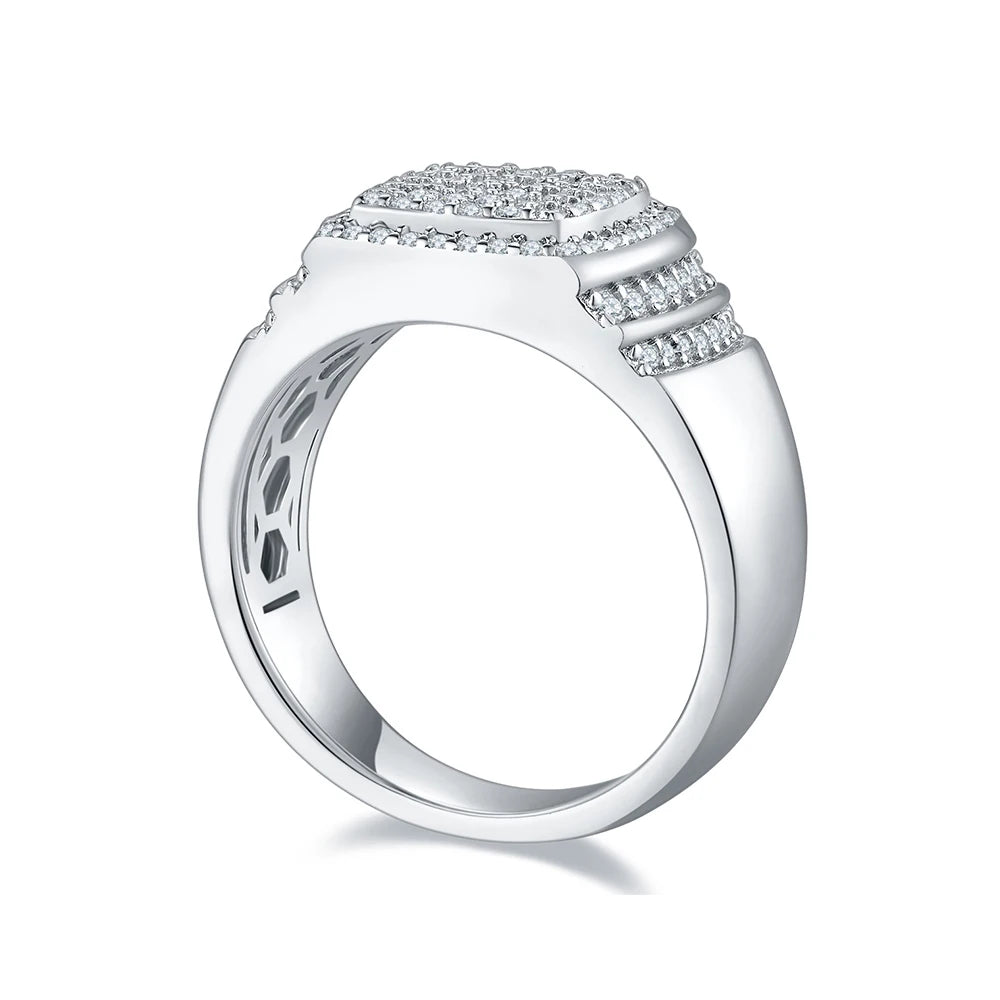 Moissanite 925 Sterling Silver Ring