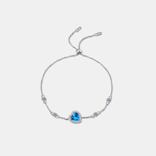 1 Carat Moissanite 925 Sterling Silver Bracelet - Divine Silver