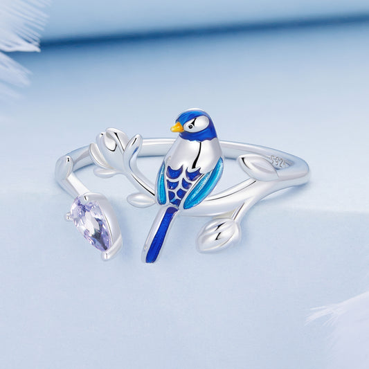 Bird Ring 925 Sterling Silver