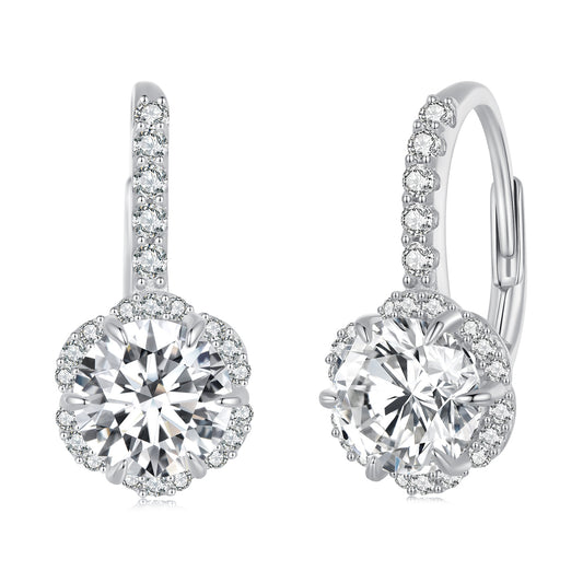 Luxury Moissanite Ear Clips
