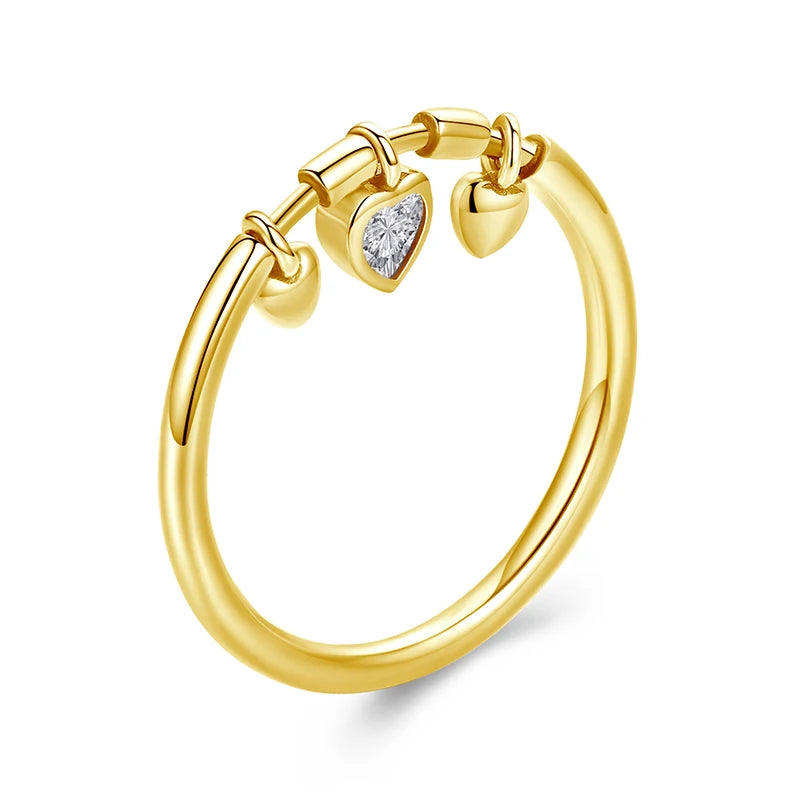 925 Sterling Silver Heart Ring