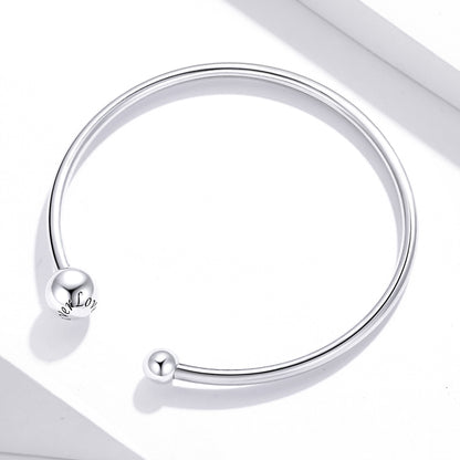 Pulsera elástica de plata de ley 925