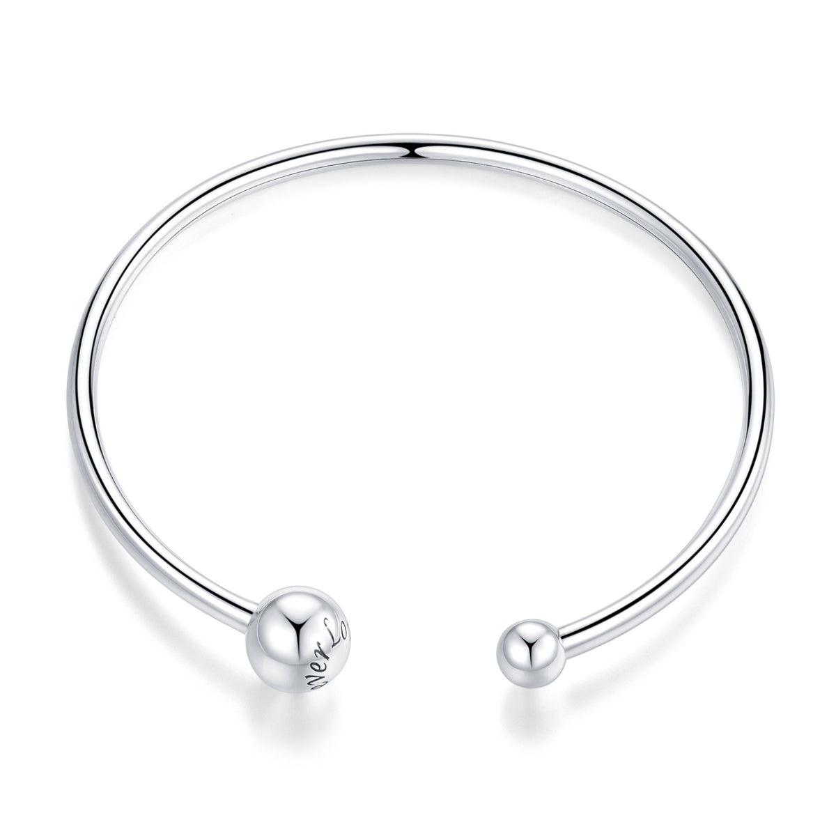 Pulsera elástica de plata de ley 925