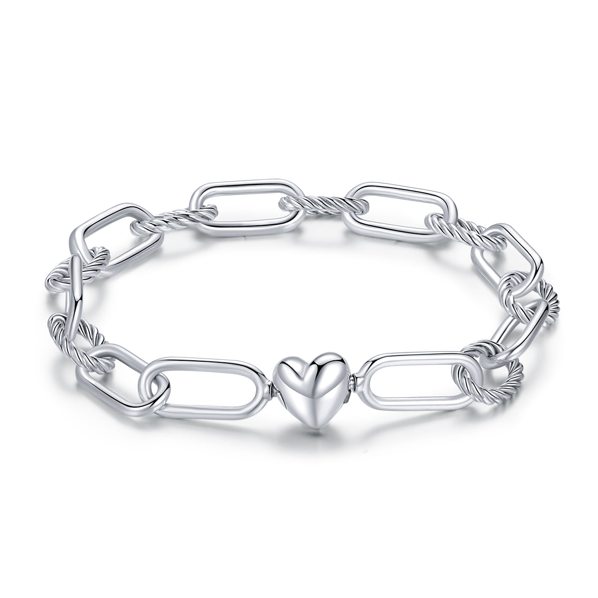 Heart Love Bracelet 925 Sterling Silver