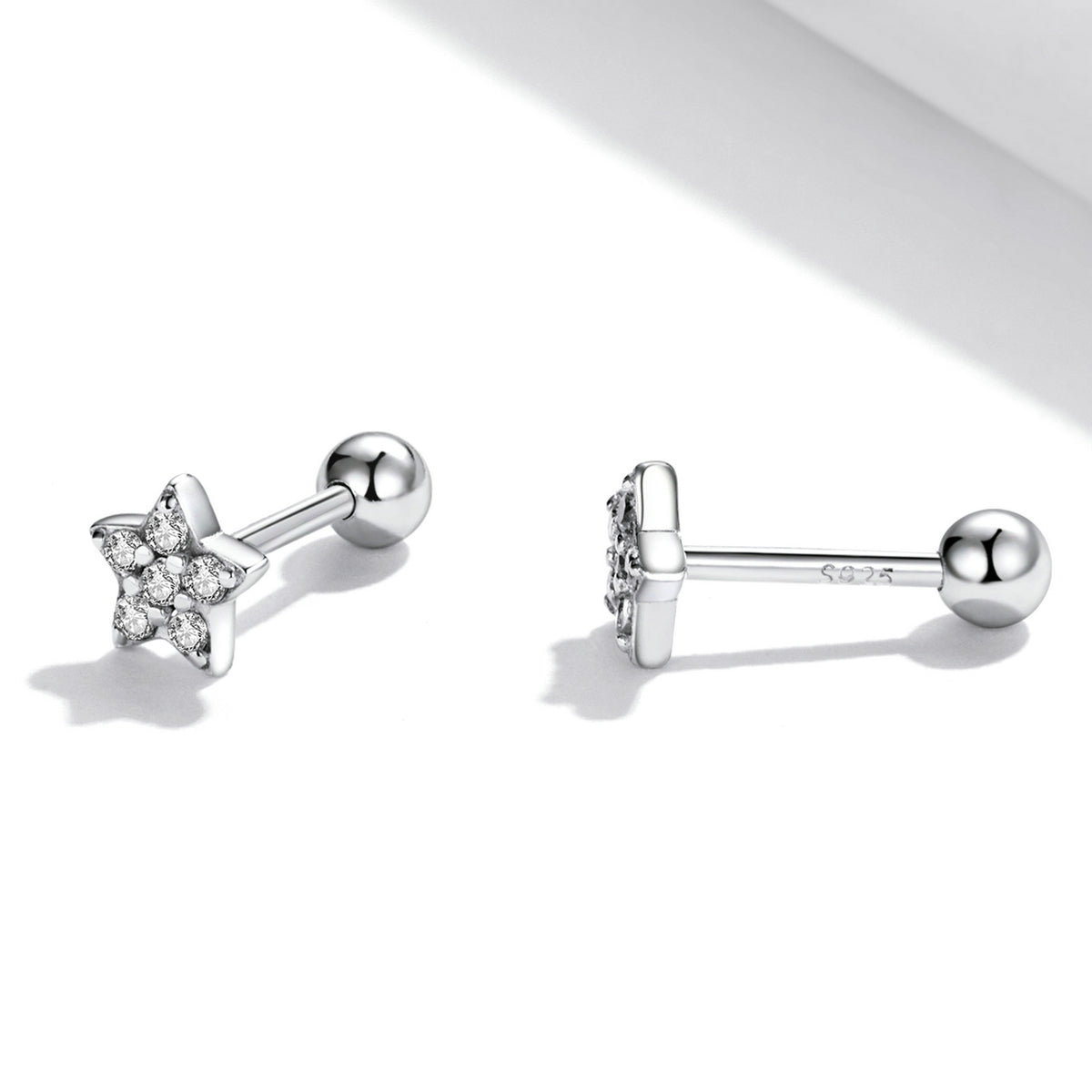 925 Sterling Silver Earrings with Pearls