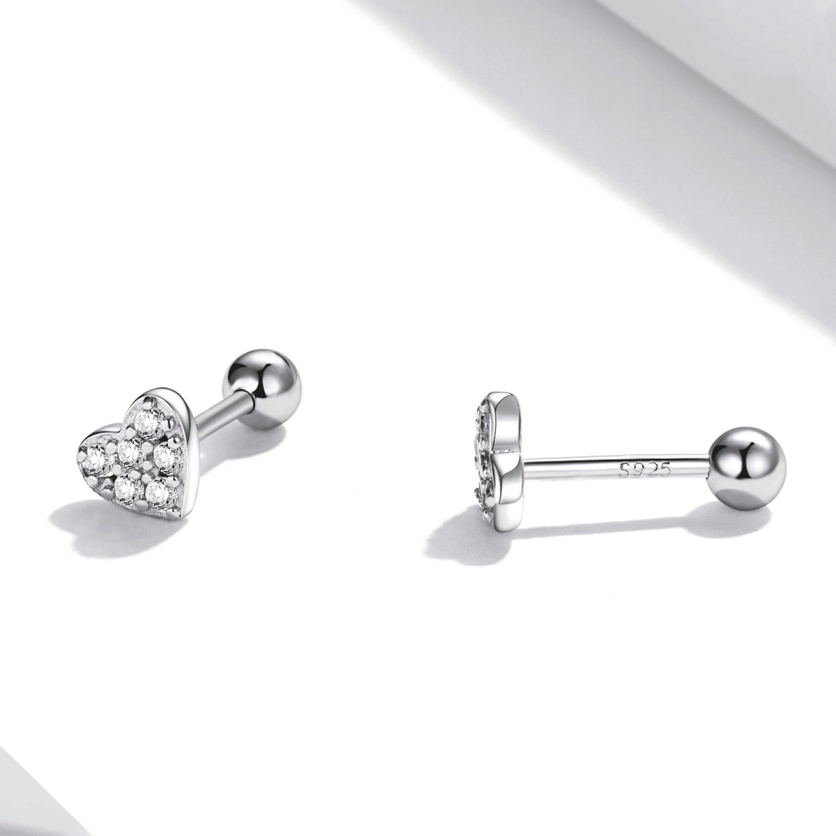 925 Sterling Silver Earrings with Pearls