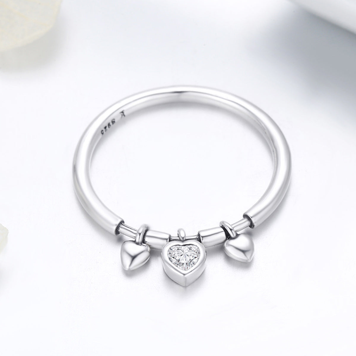 925 Sterling Silver Heart Ring