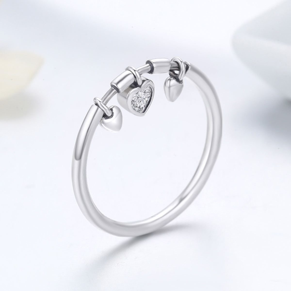 925 Sterling Silver Heart Ring